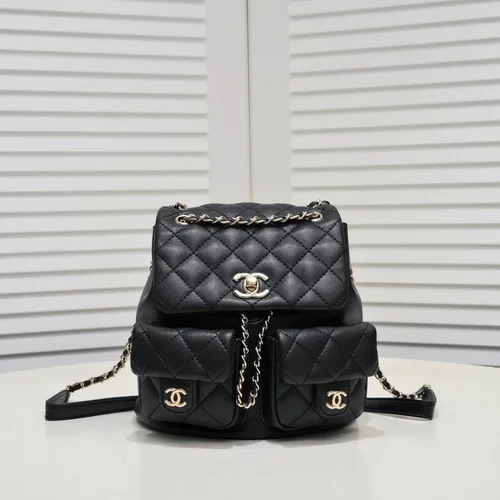 11 Chanel Backpack Large Lambskin Women Luxury Designer