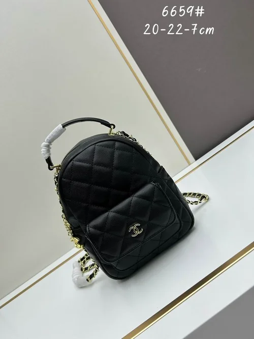 11 Chanel Backpack Large Lambskin Women Luxury Designer