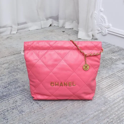 11 Chanel Drawstring Bucket Bag Small Women Luxury Lambskin