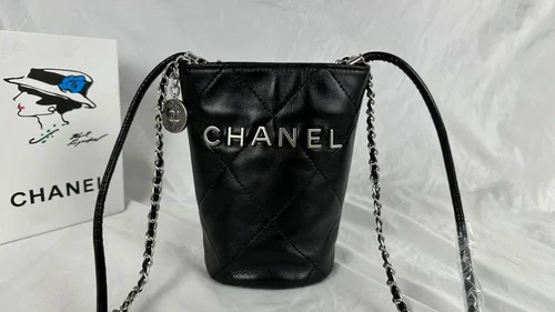 11 Chanel Drawstring Bucket Bag Small Women Luxury Lambskin