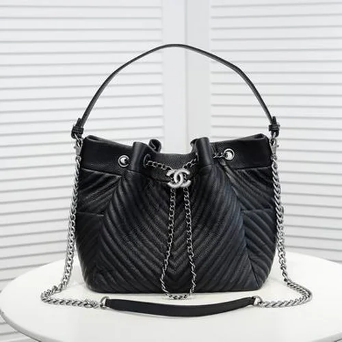 11 Chanel Drawstring Bucket Bag Small Women Luxury Lambskin