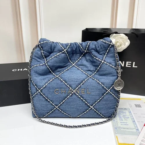 11 Chanel Drawstring Bucket Bag Small Women Luxury Lambskin