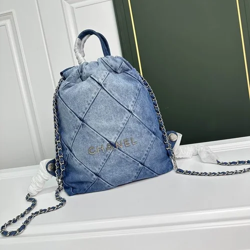 11 Chanel Drawstring Bucket Bag Small Women Luxury Lambskin