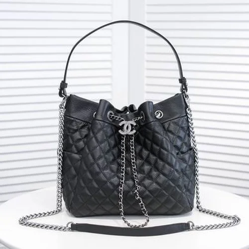 11 Chanel Drawstring Bucket Bag Small Women Luxury Lambskin