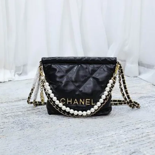 11 Chanel Drawstring Bucket Bag Small Women Luxury Lambskin
