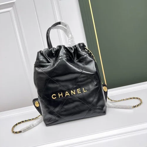 11 Chanel Drawstring Bucket Bag Small Women Luxury Lambskin