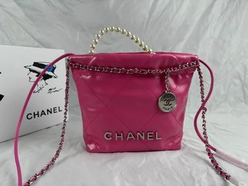 11 Chanel Drawstring Bucket Bag Small Women Luxury Lambskin