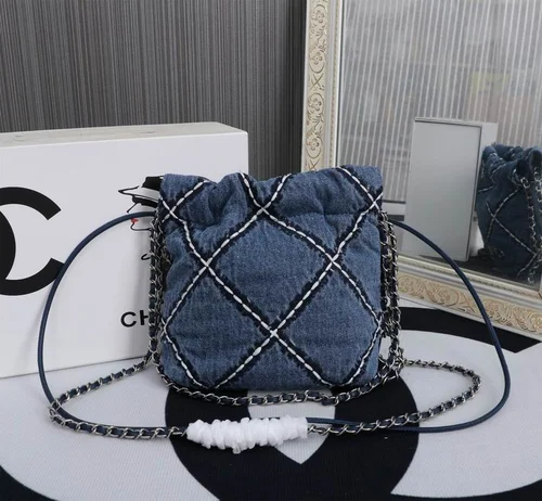11 Chanel Drawstring Bucket Bag Small Women Luxury Lambskin