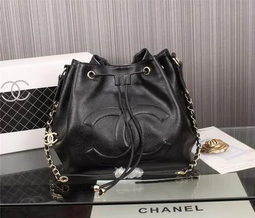 11 Chanel Drawstring Bucket Bag Small Women Luxury Lambskin