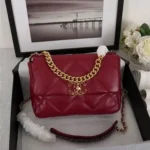 11 Chanel 19 Flap Bag Medium Women Luxury Quilted Leather