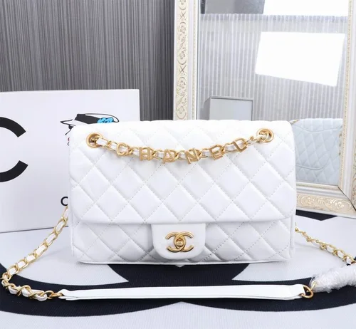 11 Chanel Classic Flap Bag Medium Women Luxury Quilted Caviar