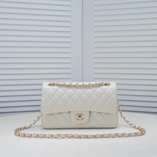11 Chanel Classic Flap Bag Medium Women Luxury Quilted Caviar