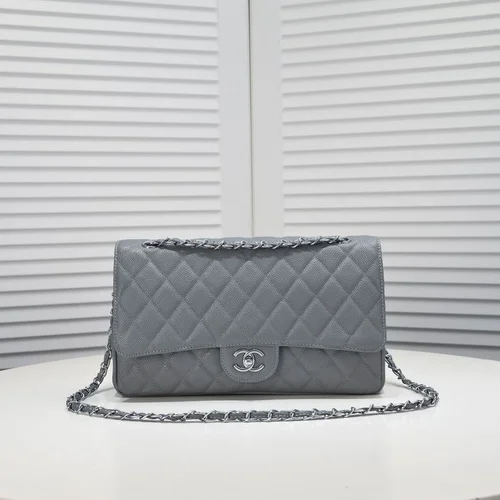 11 Chanel Classic Flap Bag Medium Women Luxury Quilted Caviar
