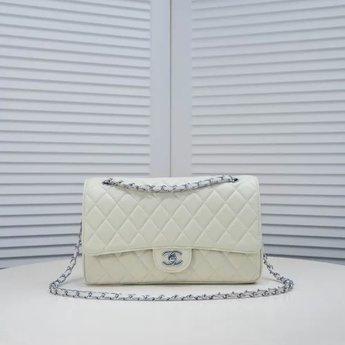 11 Chanel Classic Flap Bag Medium Women Luxury Quilted Caviar