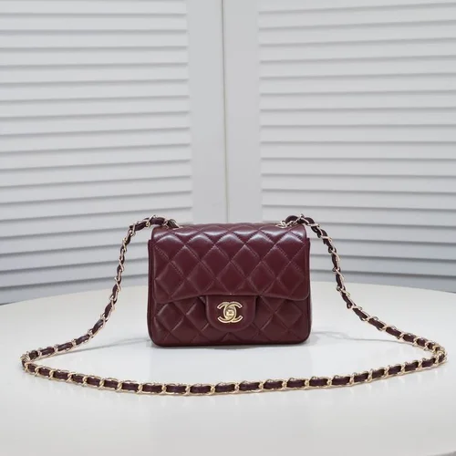 11 Chanel Classic Flap Bag Medium Women Luxury Quilted Caviar