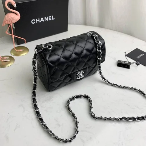 11 Chanel Classic Flap Bag Medium Women Luxury Quilted Caviar