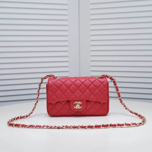 11 Chanel Classic Flap Bag Medium Women Luxury Quilted Caviar