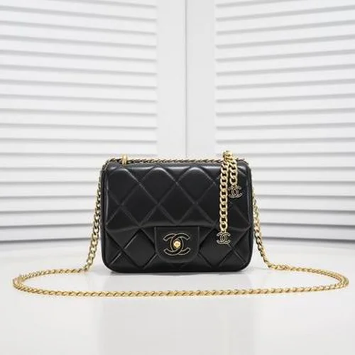 11 Chanel Classic Flap Bag Medium Women Luxury Quilted Caviar