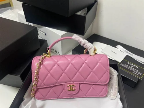 11 Chanel Classic Flap Bag Medium Women Luxury Quilted Caviar