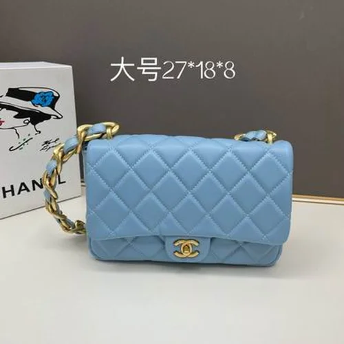 11 Chanel Classic Flap Bag Medium Women Luxury Quilted Caviar