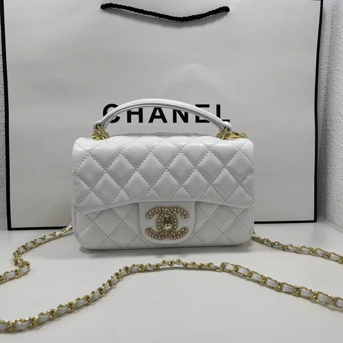 11 Chanel Classic Flap Bag Medium Women Luxury Quilted Caviar