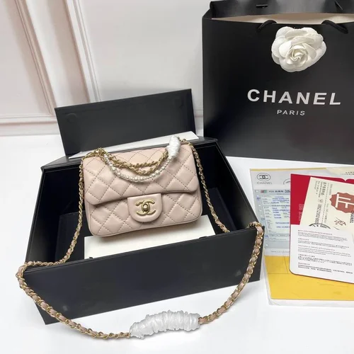 11 Chanel Classic Flap Bag Medium Women Luxury Quilted Caviar