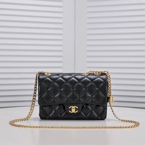11 Chanel Classic Flap Bag Medium Women Luxury Quilted Caviar