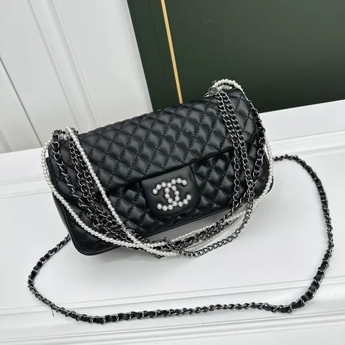 11 Chanel Classic Flap Bag Medium Women Luxury Quilted Caviar