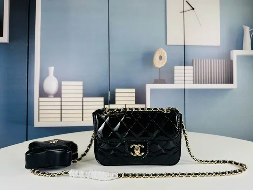 11 Chanel Classic Flap Bag Medium Women Luxury Quilted Caviar