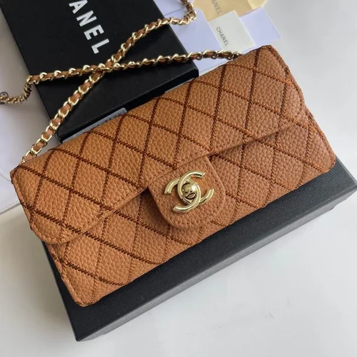 11 Chanel Classic Flap Bag Medium Women Luxury Quilted Caviar