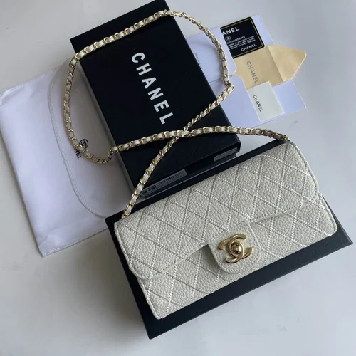 11 Chanel Classic Flap Bag Medium Women Luxury Quilted Caviar
