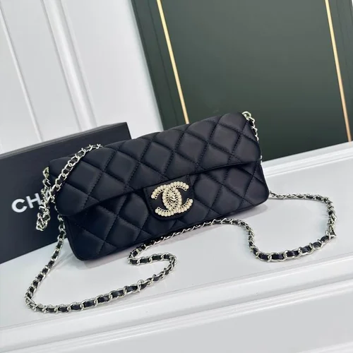 11 Chanel Classic Flap Bag Medium Women Luxury Quilted Caviar