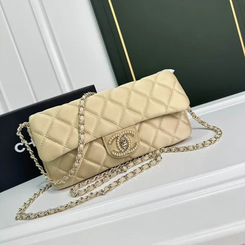 11 Chanel Classic Flap Bag Medium Women Luxury Quilted Caviar