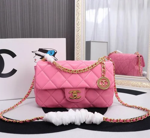 11 Chanel Classic Flap Bag Medium Women Luxury Quilted Caviar