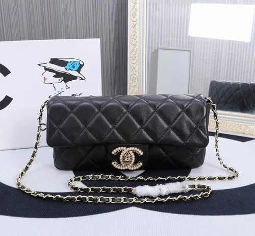 11 Chanel Classic Flap Bag Medium Women Luxury Quilted Caviar