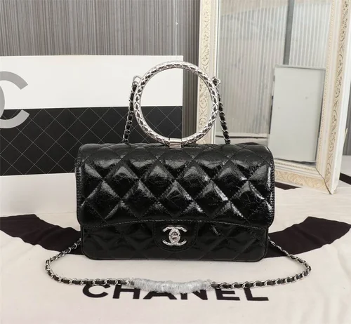 11 Chanel Classic Flap Bag Medium Women Luxury Quilted Caviar