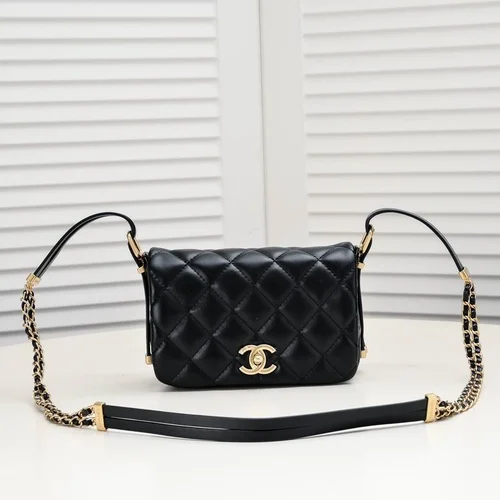 11 Chanel Classic Flap Bag Medium Women Luxury Quilted Caviar