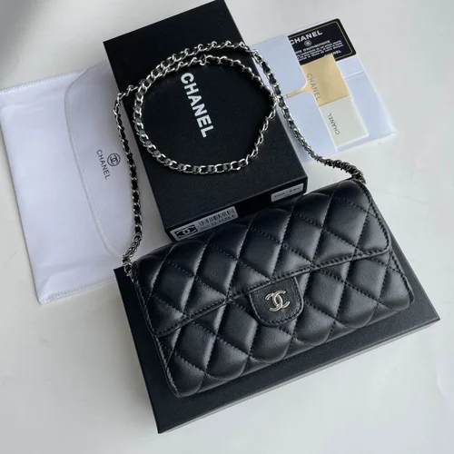 11 Chanel Classic Flap Bag Medium Women Luxury Quilted Caviar