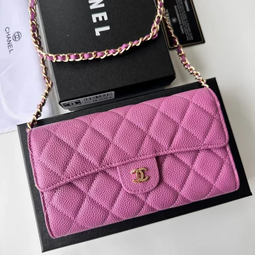 11 Chanel Classic Flap Bag Medium Women Luxury Quilted Caviar