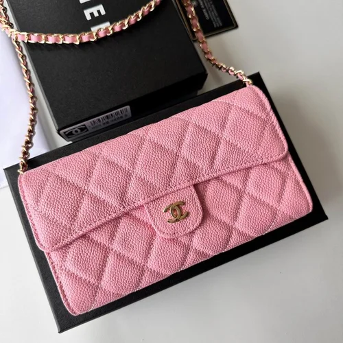 11 Chanel Classic Flap Bag Medium Women Luxury Quilted Caviar