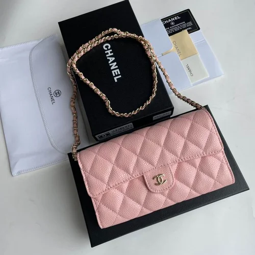 11 Chanel Classic Flap Bag Medium Women Luxury Quilted Caviar