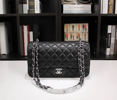 11 Chanel Classic Flap Bag Medium Women Luxury Quilted Caviar