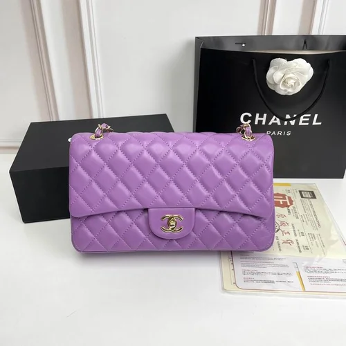 11 Chanel Classic Flap Bag Medium Women Luxury Quilted Caviar