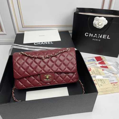 11 Chanel Classic Flap Bag Medium Women Luxury Quilted Caviar