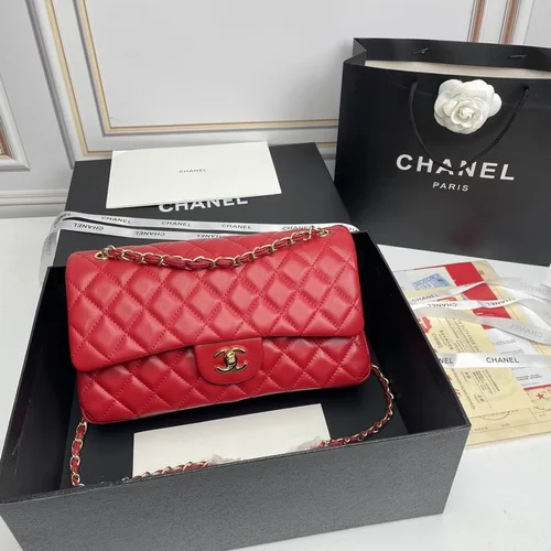 11 Chanel Classic Flap Bag Medium Women Luxury Quilted Caviar