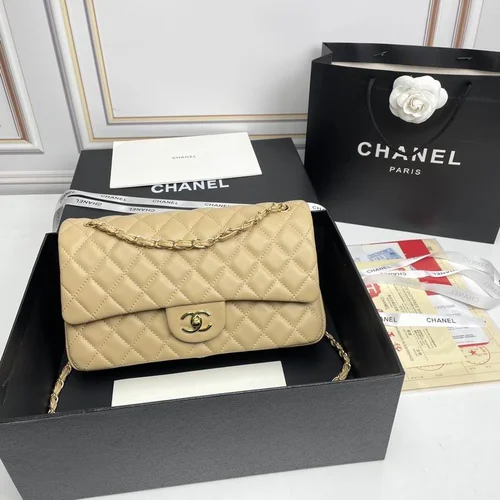 11 Chanel Classic Flap Bag Medium Women Luxury Quilted Caviar