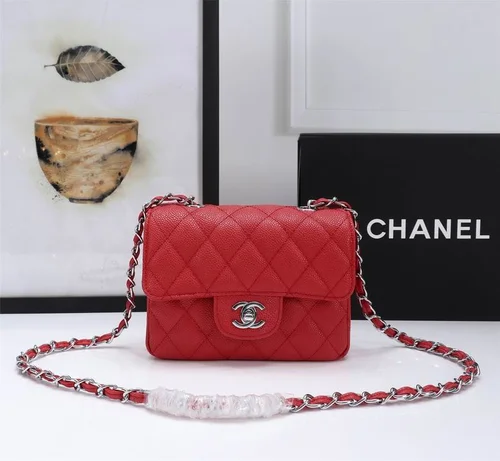 11 Chanel Classic Flap Bag Medium Women Luxury Quilted Caviar