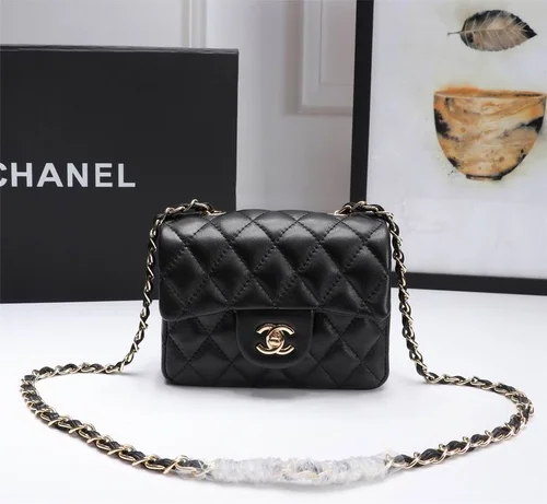 11 Chanel Classic Flap Bag Medium Women Luxury Quilted Caviar