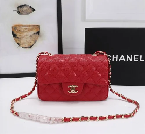 11 Chanel Classic Flap Bag Medium Women Luxury Quilted Caviar