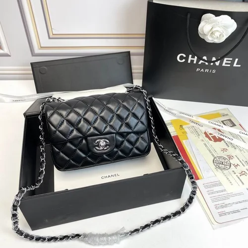 11 Chanel Classic Flap Bag Medium Women Luxury Quilted Caviar